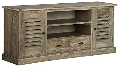 Holamys Mindiholz - Mobile TV in legno massiccio, 145 x 35 x 60 cm, levigato e laccato, con molto spazio, per soggiorno, camera da letto, console di intrattenimento