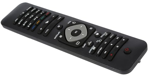 Sorandy Mando a Distancia Universal, Mando a Distancia Compacto, a de TV Fácil de Agarrar con Teclas de Navegación de menú Dedicadas, Ideal para Televisores de LED LCD Philip