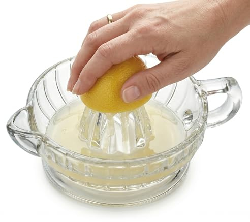 Harold Import Company - Spremiagrumi e lime Spremiagrumi in vetro Glass Juicer Trasparente