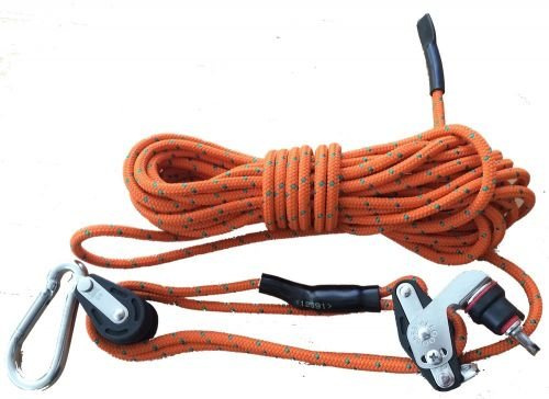Wildgalgen System Flaschenzug Pro mit Seilklemme (Schotklemme)