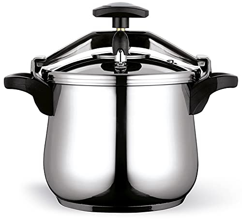 Fagor Clasica - Olla Express Rápida Tradicional 10L, Acero Inoxidable 18/10, Todo Tipo de Cocinas, Inducción, Mango Ergonómico, Fondo Termo-Difusor