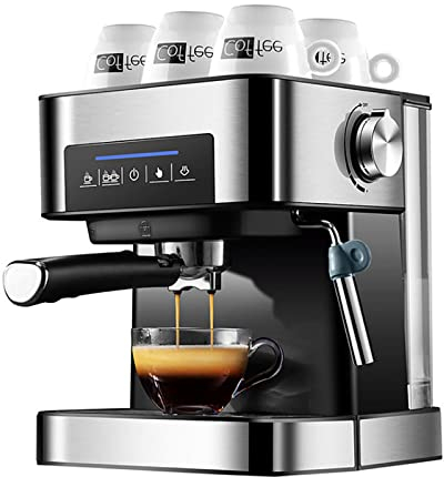 850w Espresso Machine, With Warm Cup Function, 20 Bar High Pressure Steam Milk Frother Cappuccino Machine, 1.6L Removable Water Tank, For Cafe/Bar/Home