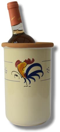 Thermische Flaschenhalter aus Terrakotta, Weinkühler, Flaschen aus Terrakotta, Kühler für Weinflaschen, Weinflaschenhalter Sterne - Colì