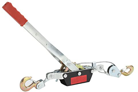 Shoze Cable Puller 2 Ton Heavy Duty Hand Winch Manual Hook Cable Puller 4000lbs Car for Construction Highway Bridge Metallurgy