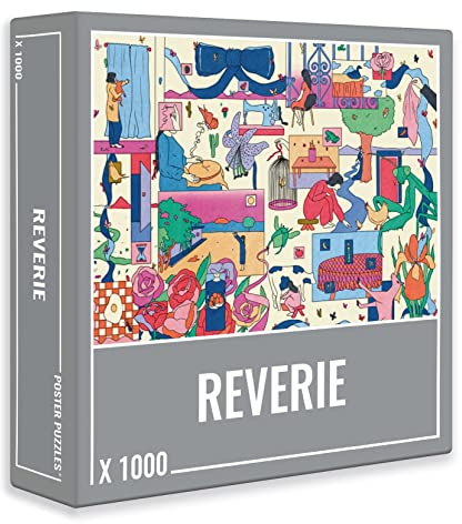 Cloudberries Reverie Puzzle, 1000 Piece Jigsaw Puzzles, Modern Flower Puzzle with Free Poster, Flower Jigsaws 1000 Pieces for Adults