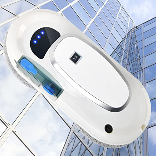 JOSKAA Automatic Window Cleaner Robot,Electric Window Cleaning Robotic,Smart Window Cleaner Kit Set for Inside And Outdoor Glass Tiles Windows,with Remote Control
