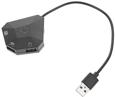 SOLUSTRE Tastatur Und Mausadapter Für Spielkonsole Gamecontroller-Adapter Kompatibel Mit Gaming-Plattformen Tragbar Und Platzsparend
