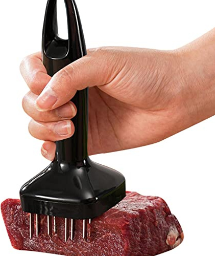 Meat Tenderizer Meat Hammer Meat Tenderizer Stainless Steel Meat Tenderizer with Needles Meat Tenderizer for Poultry Pork Turkey Steak Fish