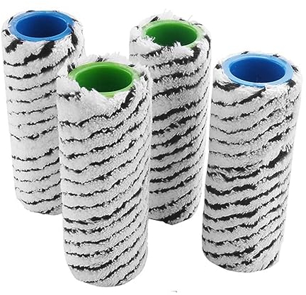 TUITA Nuova Spazzola A Rullo da 4 Pezzi. Compatibile con Karcher. Parti for Lavapavimenti A Batteria FC7 FC7 Premium FC5 FC5 Premium FC3