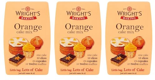 Wright's Baking Orange Cake Mix 500g (Pack of 3) - Alpine Heights