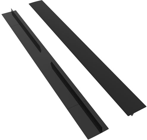 Küchenspaltleiste, Hitzebeständiger Breiter Und Langer Spaltstreifen Aus Silikon, 21/25 In Herd Kochgeschirr Spaltabdeckung, Schwarz -Weiß Küchenherd Arbeitsplatte Spaltabdeckung