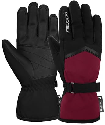 Reusch Moni R-TEX XT warme, wasserdichte, Winddichte und atmungsaktive Winterhandschuhe Fingerhandschuhe Sporthandschuhe Skihandschuhe Damen für ungehinderte Bewegungsfreiheit