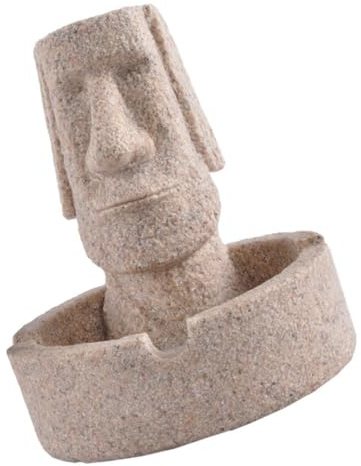Cabilock 1 Cenicero De Piedra Arenisca De Pascua Único Artesanía De Resina Decoración para El Hogar Decoración De Mesa De Pascua