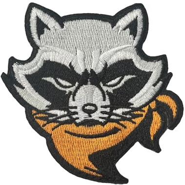 Waschbär Patches Klett, Niedliche Tier Taktisches Aufnäher Militär Moral Bestickter Klettbänder Applikation Für Kleidung Rucksack Baseballkappe Uniform