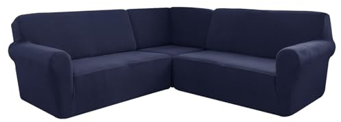 D Housse de protection pour canapé d'angle doux et épais pour canapé sectionnel 7 places Lavable en machine, parfaite pour maison, café, club, restaurant