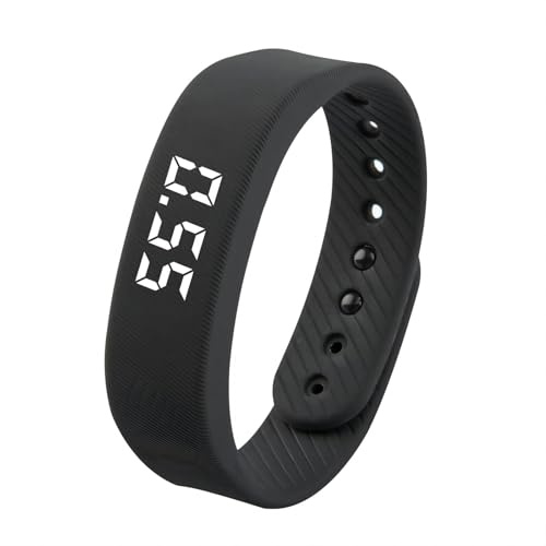 FOGOIN Vespire Wecker Vibrations Armband, Vespire Pro Sleep Schlaf Tracker mit Smartem Wecksystem, Leises Wecker für Schichtarbeit & Schweraufsteher, Wasserdicht (Schwarz)