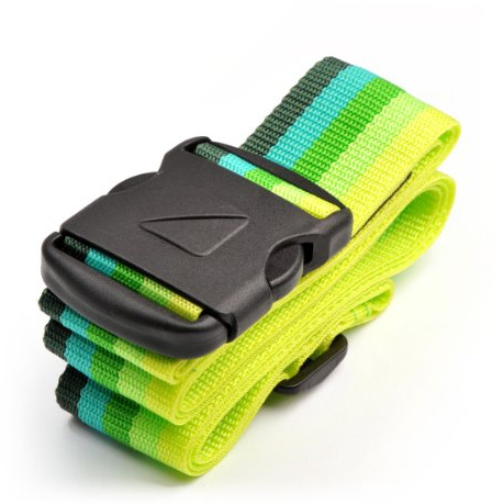 Travel Blue Luggage Straps - Multicolour Suitcase Straps for Easy Recognition - 80 x 2 Durable Polypropylene with Nylon Buckle, Integral Address Label - Secure Luggage Straps for Suitcases