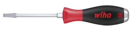 Wiha Destornillador SoftFinish® Ranurado con varilla hexagonal continua y plancha de acero maciza 14.0 mm x 250 mm (03232)