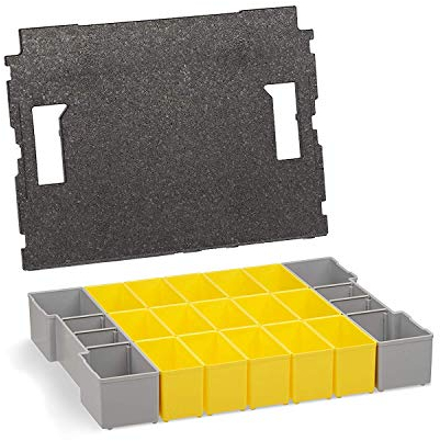 L-BOXX 102 Insetboxen-Set Sortimo | B3 Einsätze mit Deckeleinlage | Erstklassige Sortierboxen für Kleinteile | Ideale Sortierbox Schrauben klein