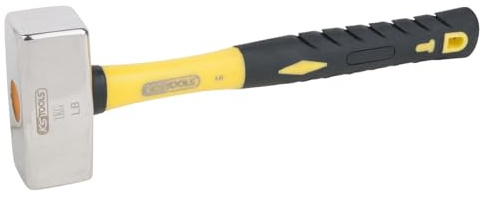 KS Tools 964.2004 ACCIAIO INOX Mazzetta con manico in fibra di vetro, 1800g