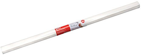 APLI 100360 - Rollo adhesivo de pizarra - Fácil de cortar y adherir - Blanco - 1 x 2 m