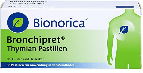 Bronchipret® Thymian Pastillen – zum Lutschen für zwischendurch und unterwegs – 30 Stück