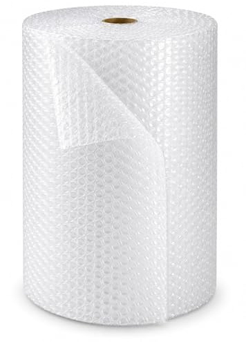 HELGUEFER - Papel Burbuja para Embalar de Polietileno 120cm x 150m | Rollo Burbujas Embalaje para Protección | Plástico con Papel Kraft Protector | Ideal para Mudanzas, Envíos y Almacenaje