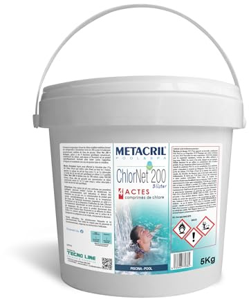 Metacril Chlor Net 200 4 Azioni, in Pastiglie Blisterate da 200 gr - 5 KG