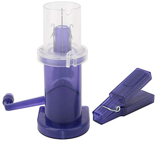 HERCHR DIY Household Hand Spool Knitter, Strickmühle Mini Sewing Knitting Mill Machine, Strickliesel Mit Kurbel, Strickmühle Mit Kurbel Hand-Operated Knitting Machine Craft Bracelet Weave Tool