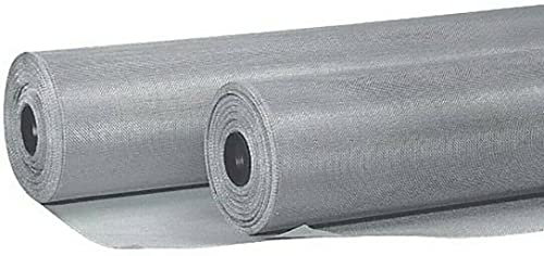 Rete Zanzariera in Alluminio 18/16 Americana Ricambio California Colore Grigio (150 cm x 3 m)