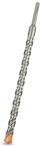 Meccion Foret SDS Plus 20mm x 350mm, Idéal pour Percer Dans le Béton, Brique, Pierre, Maçonnerie - 4 pointes en carbure, Accessoire Marteau Burineur