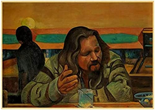 Poster The Big Lebowski Vintage-Filmplakat, Wandkunst, Bilder, Leinwand, Malerei, Poster Und Drucke, Heimdekoration 50X70Cm Kein Rahmen