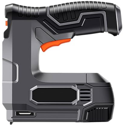 COYOUCO Clavador inalámbrico, Pistola de Clavos alimentada por batería, Pistola de Grapas para Madera con Clavos 500Pcs y Grapas 1500pcs para carpintería Suave y proyectos de Bricolaje