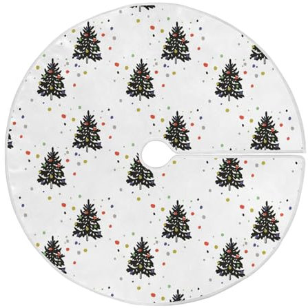 Weihnachtsbaumrock für Weihnachten, Tannenbäume, 91,4 cm, Weihnachtsschmuck, langlebige Basis für Urlaub, Valentinstag, Hochzeit, Urlaub, drinnen und draußen