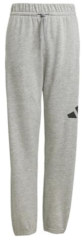 adidas Unisex Kinder Essentials Big Logo Pants, Medium Grey Heather/Black, 15-16 Years
