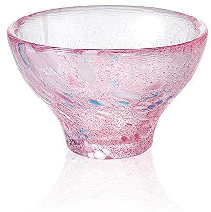 Kleine Glastasse Sake, Goldrand, Glaskunst, Weinglas, Schnapsglas, Whisky, Teetasse, Glas, 6 Stile zur Auswahl