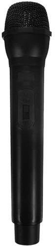 SOPOTUTU Microphone Factice pour Garçon et Filles, Microphone de Simulation sans Son, Accessoire de Scène Léger en Plastique, pour Jeu de Rôle, Fête et Entraînement de Chant