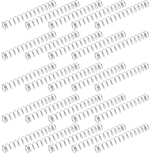 CONGARTENO 100 Ressorts de Stylo à Bille en Acier Inoxydable Ressorts de Compression Mécaniques 0,4 Mm X 4 Mm X 30 Mm Rechange pour Stylos à Bille Fournitures de Bureau Professionnelles