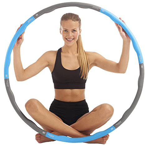 Just be...® Aro de Fitness Hula Hoop para Ejercicios físicos - Azul 1,5Kg