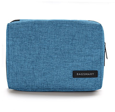 bagsmart Elektronik-Organizer für Kabel, USB-Sticks, Speicherkarten Stil 1-Blau