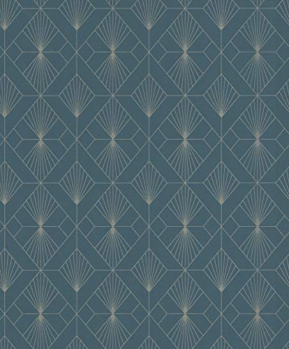 Rasch Papier peint intissé Bleu 620924