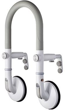 RIDDER Assistent A0260001 Badewannen-Einstiegshilfe mit Saugern Premium weiß, ca. 46 cm