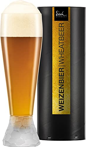 Vaso de cerveza Eisch Wheat Hamilton, vaso de trigo, vaso de cerveza, vaso de cristal, mate, 650 ml