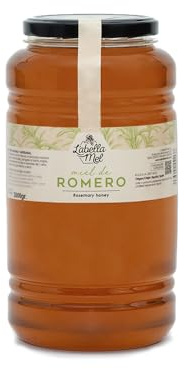 L’abella Mel - Miel de romarin - Miel naturel récolté en Espagne (3kg)