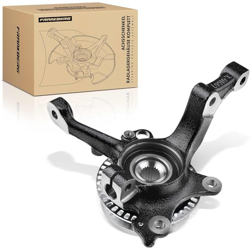 Frankberg Achsschenkel Radlagergehäuse komplett Vorne Links 357498625B | Kompatibel mit P.a.s.s.a.t Variant 35I 3A5, Toledo I 1L2, J.e.t.t.a II 165 19E 1G2, Golf III Cabriolet 1E7, Golf II 19E 1G1
