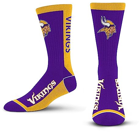 Fanatics For Bare Feet MVP NFL Team Socks Socken (40-46, Minnesota Vikings)