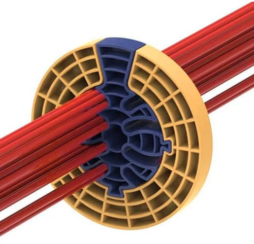 Commode de câble – Gadget d'organisation de câbles Ethernet, outils de mise en réseau gain de temps | Tirez et roulez le câble en douceur, gestion facile des câbles pour les câbles emmêlés et