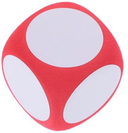 CIYODO Dado Gigante in Schiuma Cancellabile Dado Grande Vuoto Per Scrivere Per Scuola e Attività Didattiche Resistente e Sicuro Per Ragazzo Ragazza Gioco Educativo Personalizzabile Per Le