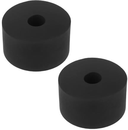 eMagTech Lot de 20 Joints Plats en Caoutchouc Diamètre Intérieur 6 Mm Diamètre Extérieur 20 Mm épaisseur 10 Mm pour équipement Industriel Meubles Bague d'étanchéité Noire