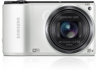 Samsung WB200F Digital Camera 14.2 Megapixels with 18X Optical Zoom 3-Inch LCD Screen Wi-Fi USB White (Renewed)